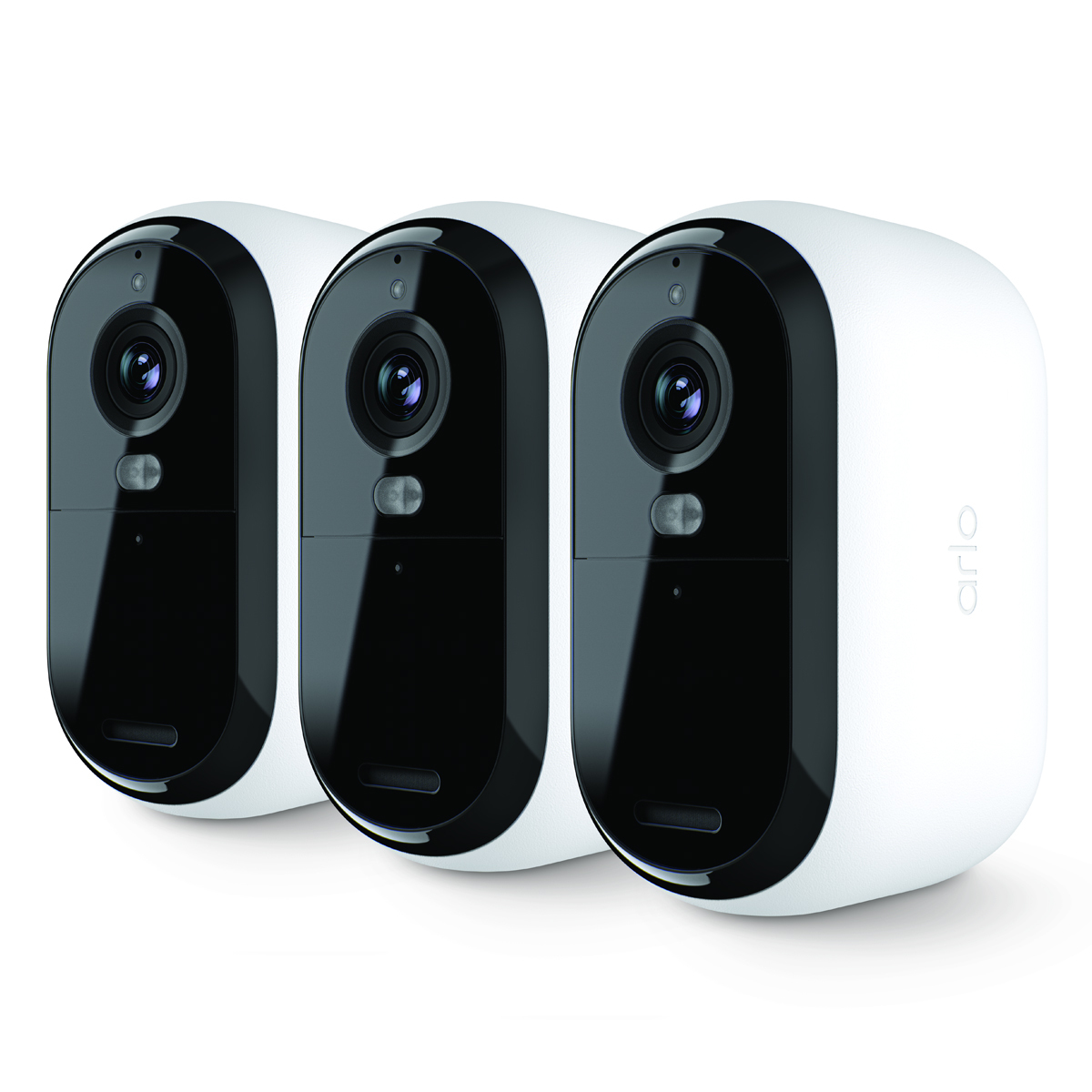 Arlo Essential 2 2K Outdoor Überwachungskamera Weiß, 3er Set 2K Auflösung, WLAN, IP65 Wetterfest von Arlo