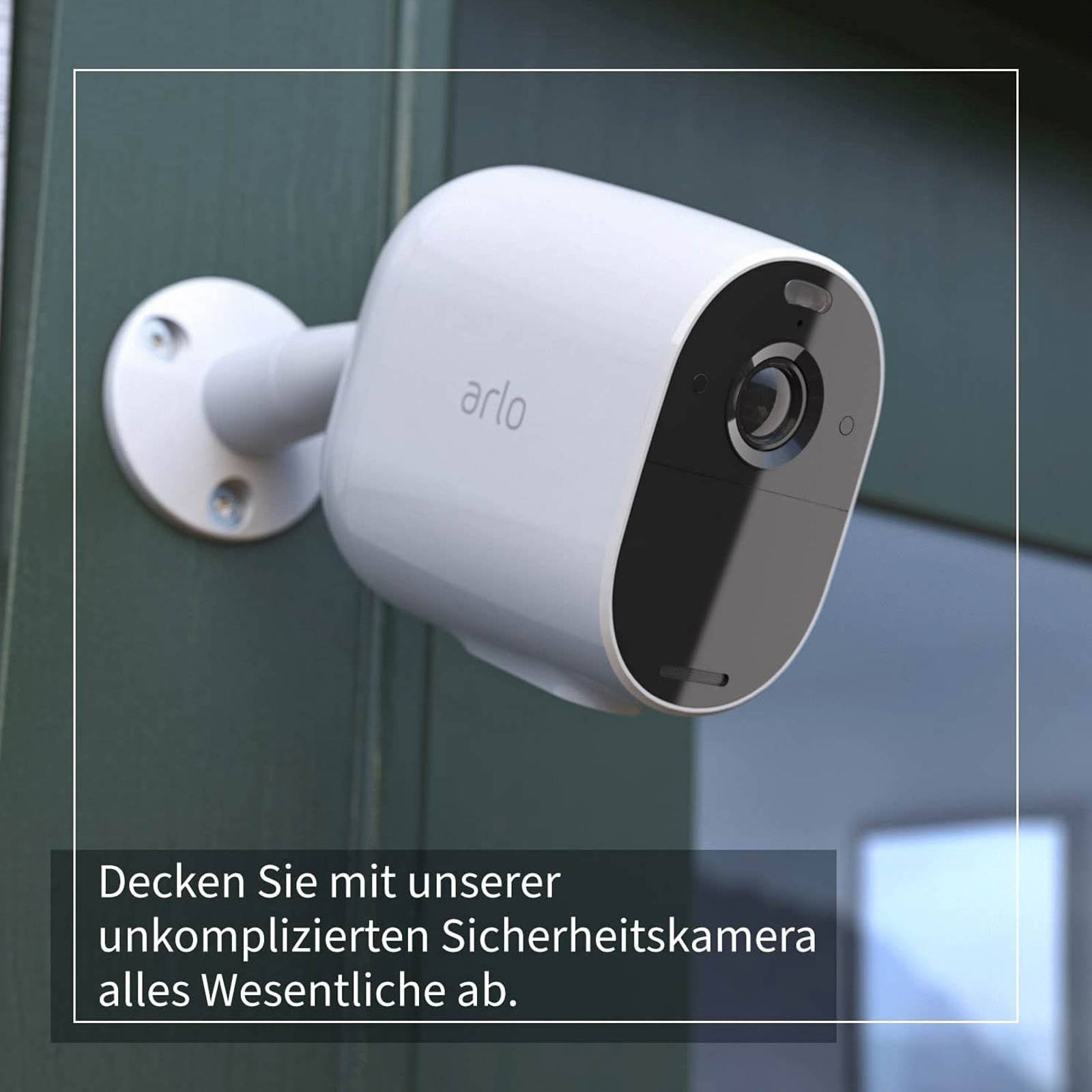 Arlo Essential Außenkamera, 4er Set, weiß von Arlo