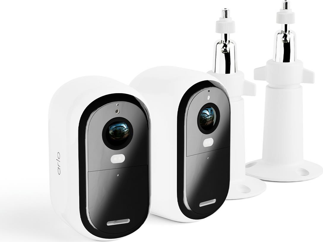 Arlo Essential Outdoor Überwachungskamera & 2-Halterung - 2er Set - IP-Sicherheitskamera - Innen & Außen - Verkabelt & Kabellos - Decke/Wand/Schreibtisch - Schwarz - Weiß - 1080 x 1920 Pixel (VMC2250-111EUS) Arlo Essential Outdoor Überwachungskamera & 2-Halterung - 2er Set - IP-Sicherheitskamera - Innen & Außen - Verkabelt & Kabellos - Decke/Wand/Schreibtisch - Schwarz - Weiß - 1080 x 1920 Pixel (VMC2250-111EUS) von Arlo