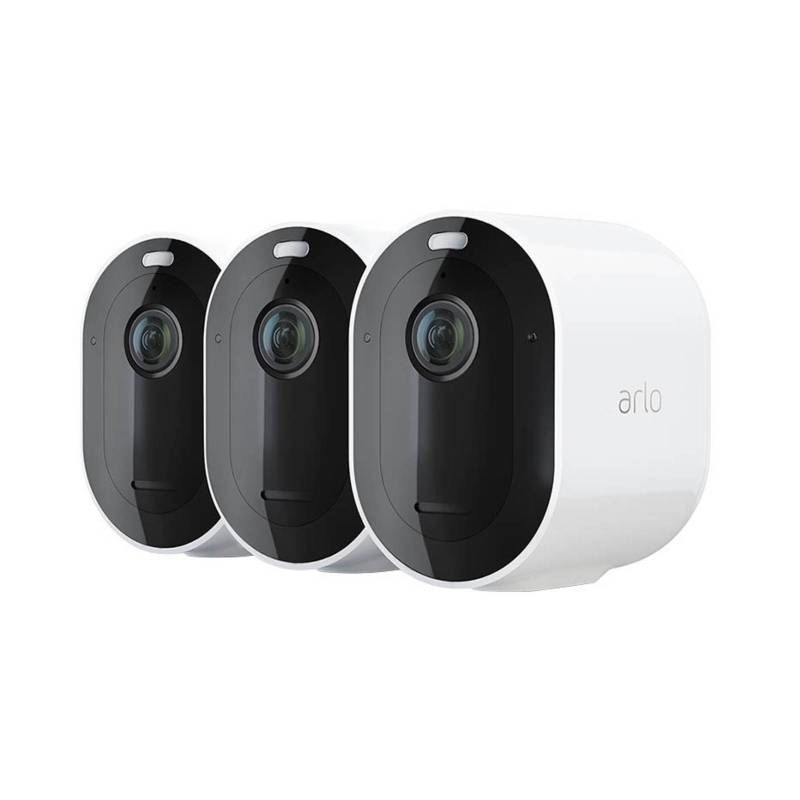 Arlo Pro 4 Sicherheitssystem mit 3 Kameras weiß von Arlo