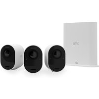 Arlo Ultra 2 VMS5340 - Kabelloses 4K-Überwachungssystem mit 3 Kameras - weiß von Arlo