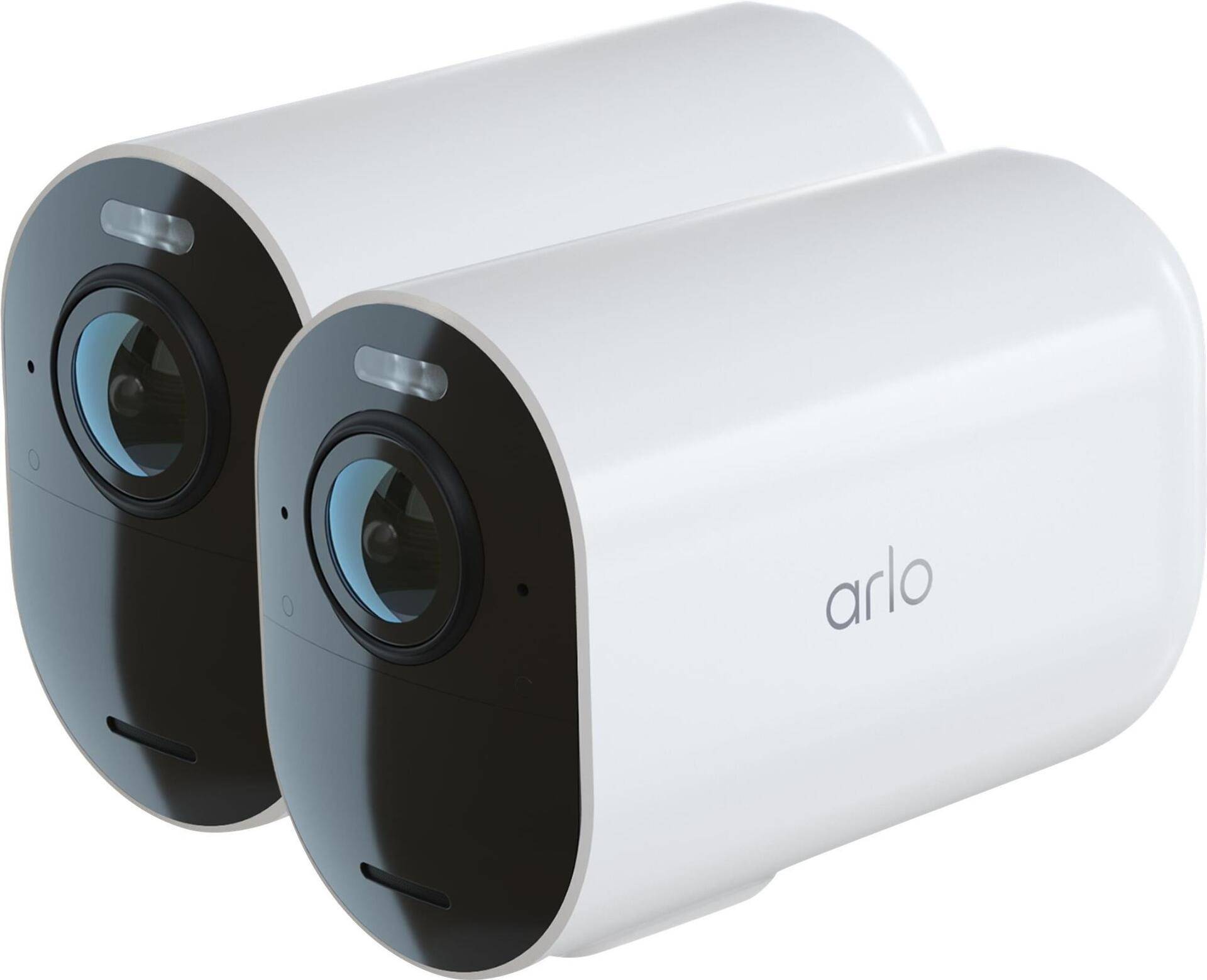 Arlo Ultra 2 XL - Netzwerk-�berwachungskamera - Bullet - wasserfest-Neigung - Farbe (Tag&Nacht) - 3840 x 2160 - Audio - drahtlos - Wi-Fi (Packung mit 2) von Arlo