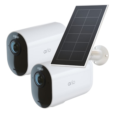 Arlo Ultra 2 XL Überwachungskamera außen - 2er Set weiß + Solarpanel von Arlo