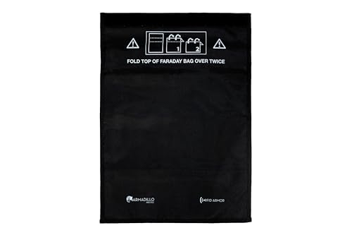 Faraday Tasche für Tablet, Handy und Autoschlüssel - Faraday Bag Gross - RFID Blocker - Blockiert HF Signale - Anti-Tracking, Anti-Hacking Handyhülle Faraday Tasche für Tablet, Handy und Autoschlüssel - Faraday Bag Gross - RFID Blocker - Blockiert HF Signale - Anti-Tracking, Anti-Hacking Handyhülle von Armadillo Pro-Tec