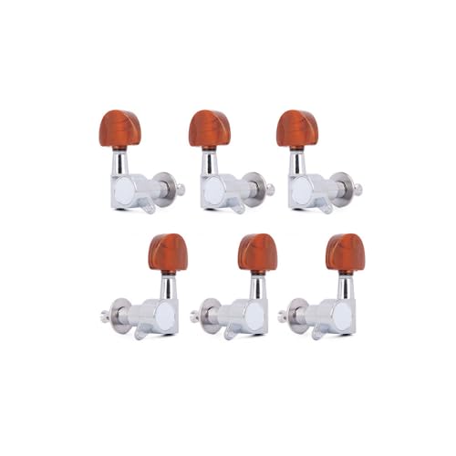 Armastuse 6 Stück 3R 3L Gitarren Mechaniken, Gitarren Stimmwirbel, Akustikgitarre Mechaniken Knöpfe Gitarren Saiten Stimmwirbel Stimmgerät Armastuse 6 Stück 3R 3L Gitarren Mechaniken, Gitarren Stimmwirbel, Akustikgitarre Mechaniken Knöpfe Gitarren Saiten Stimmwirbel Stimmgerät von Armastuse