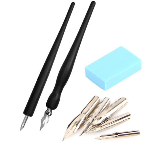 Armastuse Federhalter Kalligraphie Manga Zeichenfeder Schreibfeder Zeichen Feder Stifthalter Set Zeichnung Comic Pen Nib Holder mit 2 Federhalter 5 Federn 1 Radiergummi Armastuse Federhalter Kalligraphie Manga Zeichenfeder Schreibfeder Zeichen Feder Stifthalter Set Zeichnung Comic Pen Nib Holder mit 2 Federhalter 5 Federn 1 Radiergummi von Armastuse