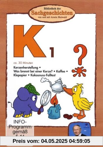 Bibliothek der Sachgeschichten - (K1) Kerzenherstellung, Was brennt bei einer Kerze? von Armin Maiwald