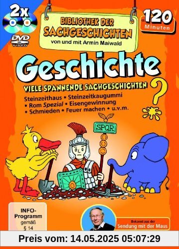 Bibliothek der Sachgeschichten - Geschichte - Schuber [2 DVDs] von Armin Maiwald