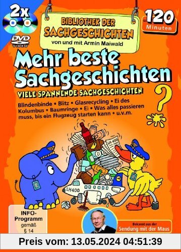 Bibliothek der Sachgeschichten - Mehr beste Sachgeschichten - Schuber [2 DVDs] von Armin Maiwald