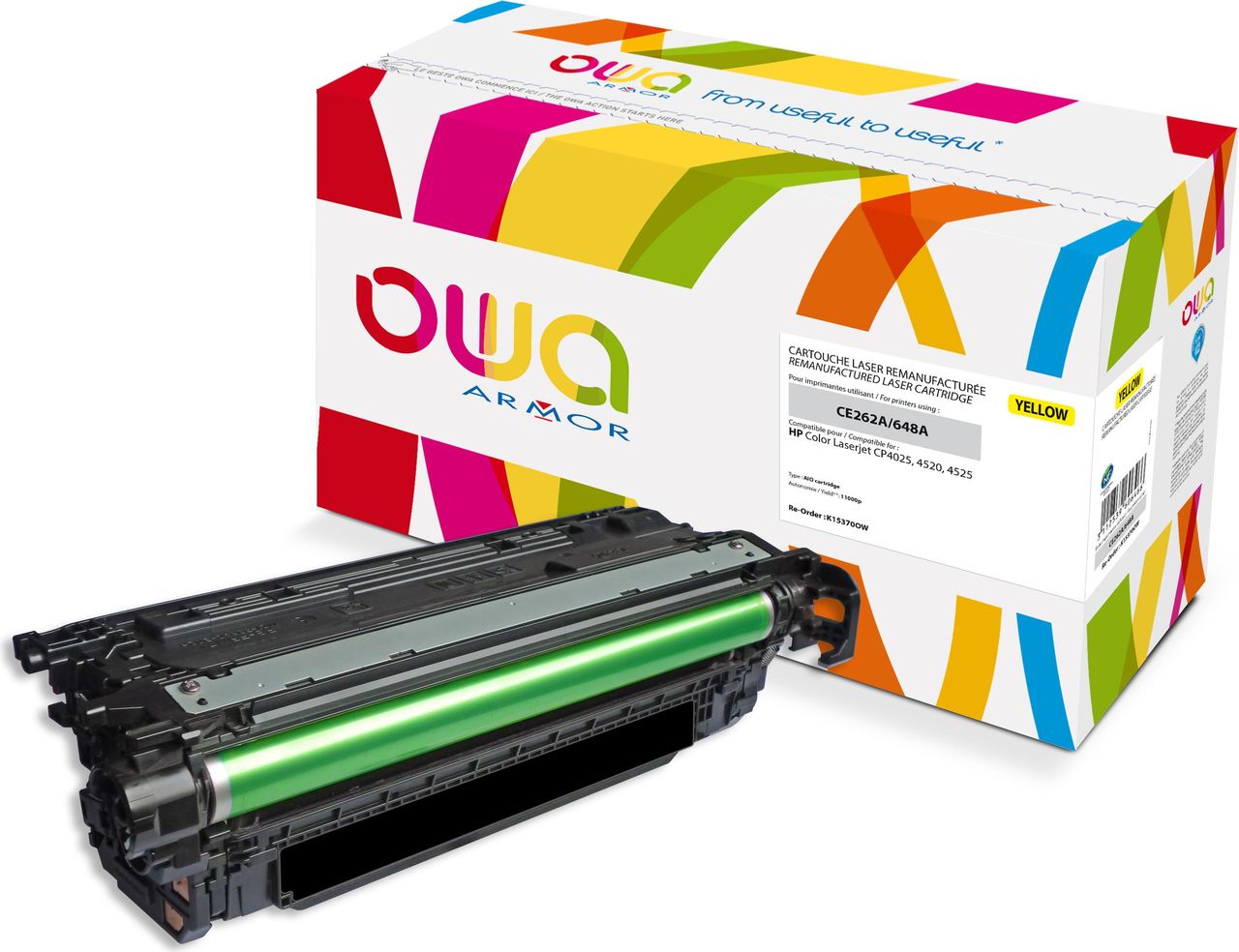 Armor K15370OW Laser cartridge 11000Seiten Gelb Lasertoner / Patrone (K15370OW) von Armor