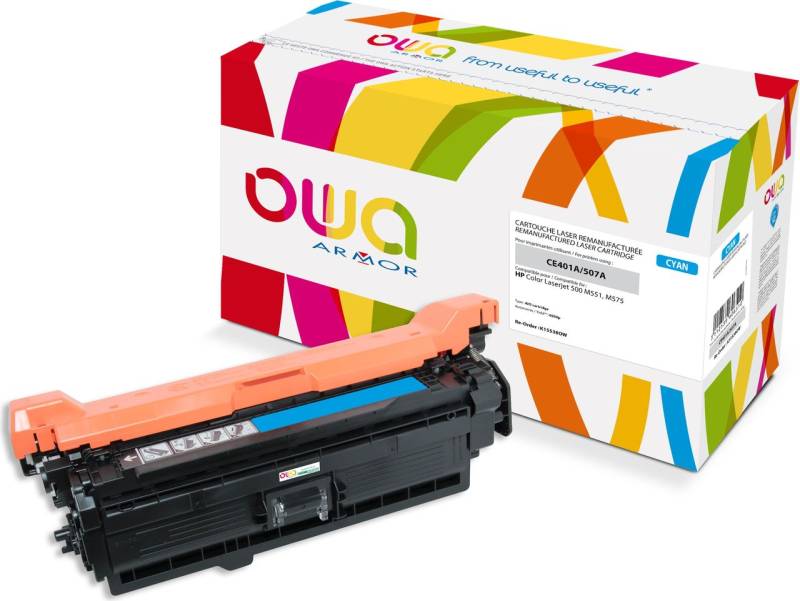 Armor K15538OW Patrone 6000Seiten Cyan Lasertoner & Patrone (K15538OW) von Armor