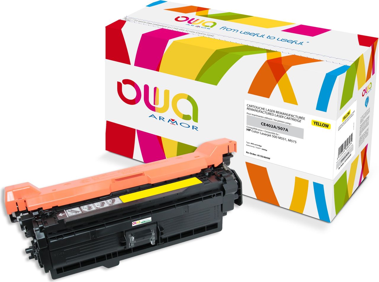 Armor K15540OW Patrone 6000Seiten Gelb Lasertoner & Patrone (K15540OW) von Armor