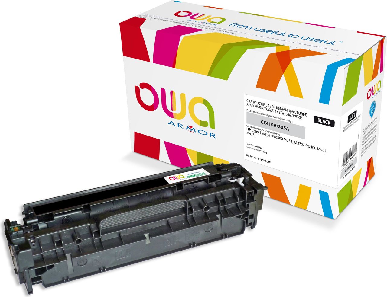 Armor K15578OW Laser cartridge 2200Seiten Schwarz Lasertoner / Patrone (K15578OW) von Armor