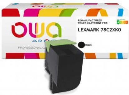 Armor OWA - Mit hoher Kapazität - Schwarz - kompatibel - Box - wiederaufbereitet - Tonerpatrone (Alternative zu: Lexmark 78C2XK0) - für HP LaserJet Pro MFP M521dn (K18530OW) von Armor