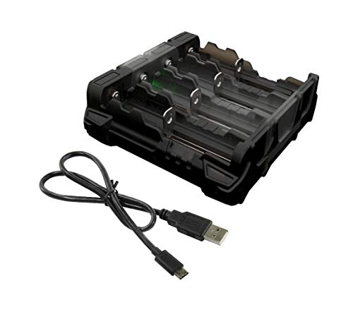 Armytek Handy C4 Pro USB Ladegerät für 4 Batterien mit Powerbank-Funktion von Armytek