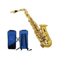 Arnolds & Sons Altsaxofon, E♭, Gold, Messing (Brass) und Ebonit (Hard Rubber), Antik, Saxophon, Altsaxofon von Arnolds & Sons
