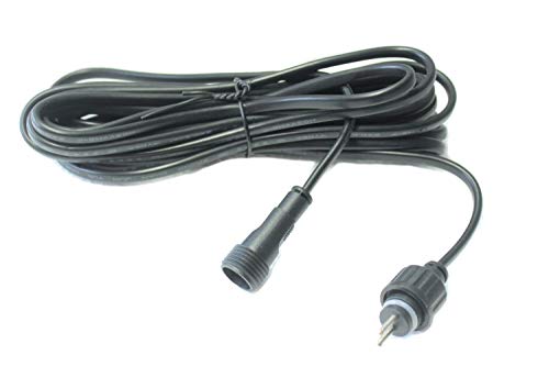 12V Verlängerungskabel IP44 für Springbrunnen Pumpe, LED-Beleuchtung, Lichterkette etc (3 Meter) von Arnusa