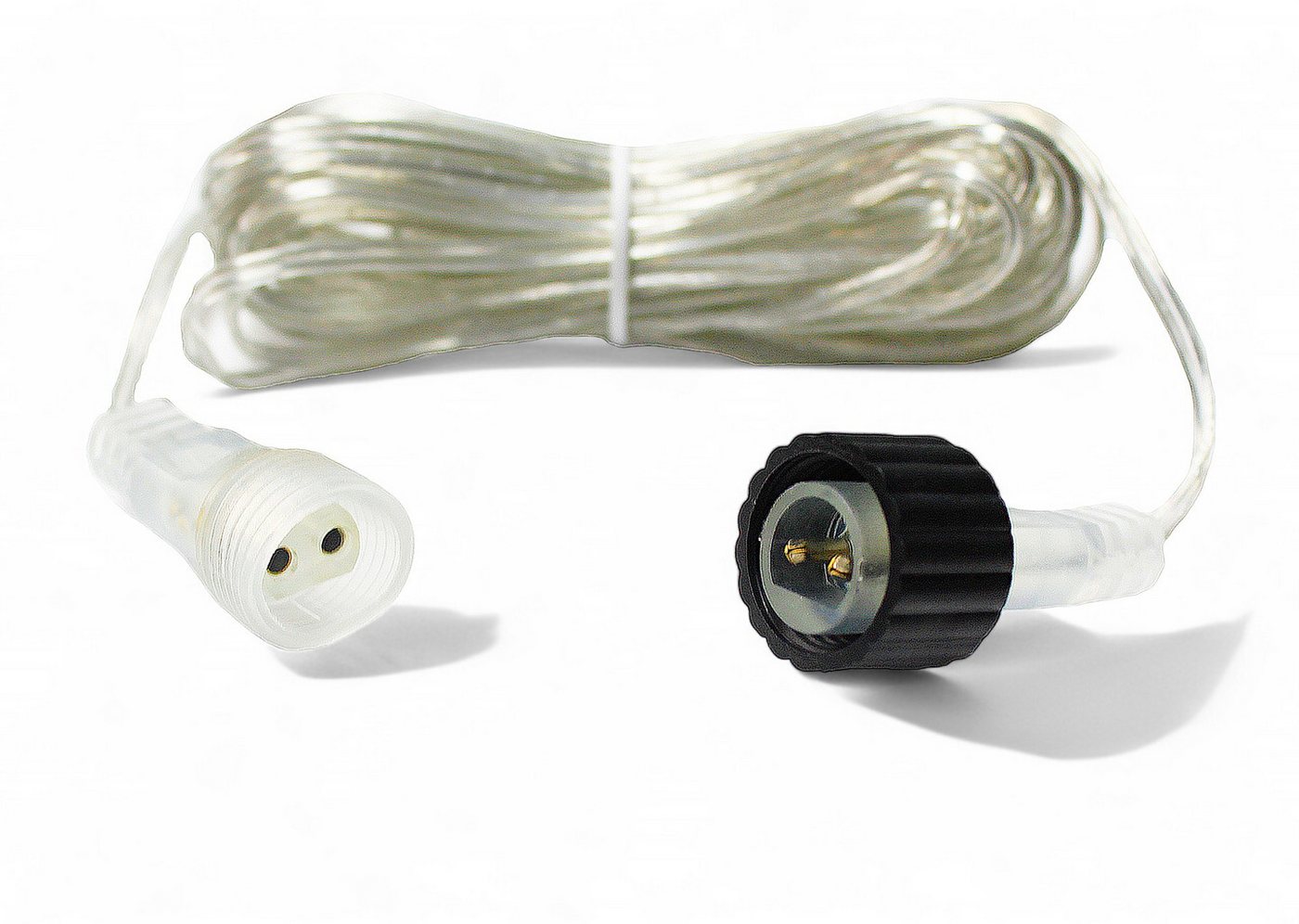 Arnusa Verlängerungskabel 2 Pin DC Lichterkette Transparent Verlängerungskabel, 2-Pin, 2-Pin (1000 cm), für Innen und Außen von Arnusa