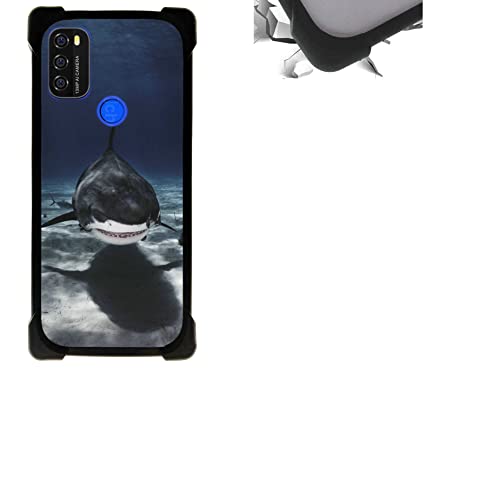 Aroepurt Hülle Für Blackview A70 Pro Hülle Handyhülle Case PC-Rückwandplatine + Silikon Soft Frame Cover KA-HEI13 von Aroepurt