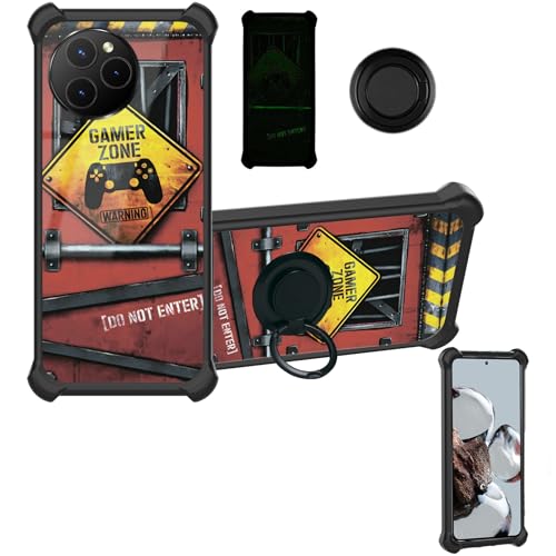 Aroepurt Hülle Für Freeyond M6 hülle Kompatibel mit Freeyond M6 Hülle Case Handyhülle Schutzhülle Cover [Mit 9H Härte HD Schutzfolie] PC + Silikon Ständer YGH-JGP von Aroepurt