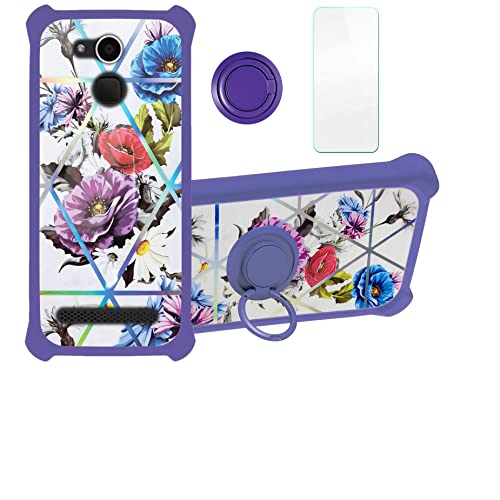 Aroepurt Hülle Für Olympia Neo hülle Kompatibel mit Olympia Neo Hülle Case Handyhülle Schutzhülle Cover [Mit 9H Härte HD Schutzfolie] PC + Silikon Ständer IMDZ-HUA2 von Aroepurt