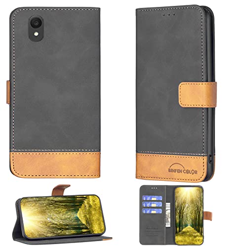 Aroepurt Hülle Für Qilive Smartphone Q1-22 5 Pouces = alcatel 1 2021 hülle Kompatibel mit Qilive Smartphone Q1-22 5 Pouces = alcatel 1 2021 Hülle Case Handyhülle Schutzhülle BF11 Black von Aroepurt