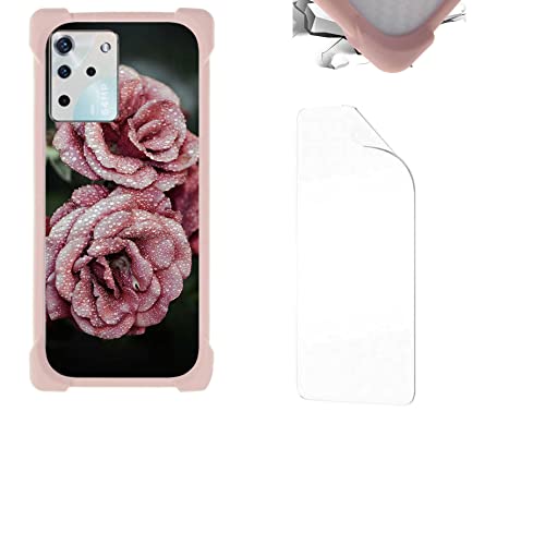 Aroepurt Hülle Für Zte S30 5g 9030 9030n Hülle Handyhülle Case PC-Rückwandplatine + Silikon Soft Frame Cover KA-HEI12 von Aroepurt