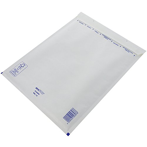 Arofol 2FVAF000108 Luftpolstertaschen Nummer 8, 100 Stück, 270x360 mm, weiß von aroFOL