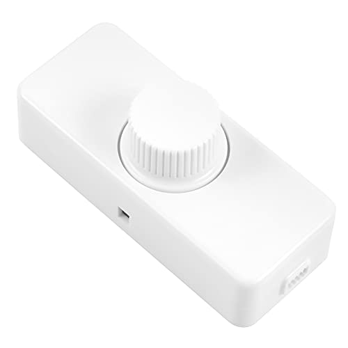 Aroidful LED Dimmer Schalter 3-100W Dimmschalter für LED Lampen AC 220-240V/50HZ LED Schnurdimmer Drehschalter 230v weiße Dimmer Schalter für Glühlampen und dimmbaren LED Lampen von Aroidful