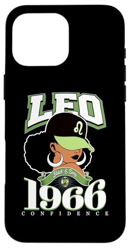 Löwe 1966 Sternzeichen Königinnen Afro-Astrologie Geburtstag Hülle für iPhone 16 Pro Max von Around The Way Girls: Phenomenally Black Queen