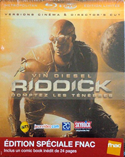 Riddick - limitiertes FNAC Steelbook mit Backcover (inkl. Comic Book auf 2000 Stk Import ohne De Ton) - Blu-ray von Arp