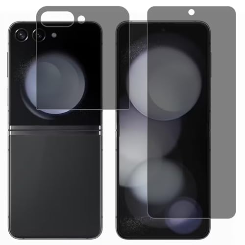 Arrivly Anti-Spähen Panzerfolie für Samsung Galaxy Z Flip 6 Blickschutzfolie Privacy Screen Protector [Anti-Spy] TPU Film Blickschutz Folie Kratzfest Sichtschutzfolie [Kein Glas] (Galaxy Z Flip 6) von Arrivly