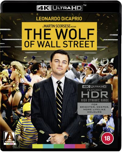 The Wolf of Wall Street UHD [Blu-ray] [Region Free] von Arrow Video