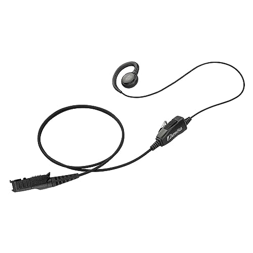 Maxtop aeh3000-ax Drehgelenk Ohrbügel Weichem Gummi PTT Mikrofon für Motorola, 1 Piece von Arrowmax
