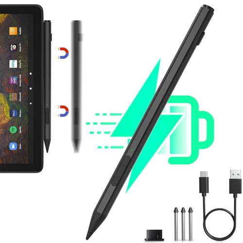USI 2.0 Stift Stylus für Chromebook, Fire Max 11 Tablet Stift, Lenovo Chromebook Duet Pen, Acer Chromebook Spin 314 Stift, USI 2.0 Chromebook Stylus mit 4096 Empfindlichkeit und USB-C Fast Charge von Arsandyn