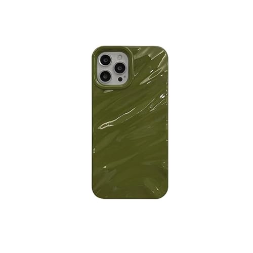 Arseaiy Hülle für iPhone 15 Pro Max Case Cover 6,1 Zoll Wasser Ripple Muster TPU Handyhülle Slim Stoßfest 3D rutschfest Glitzer Sparkle Glossy Cover von Arseaiy