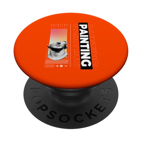 Coole griechische Statue, Gemälde, klassische Mythologie, Kunstwerk PopSockets Klebender PopGrip von Art Co.
