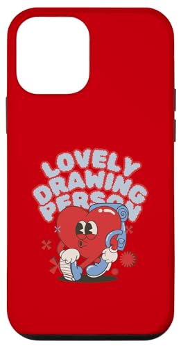 Herz-Illustration mit hübscher Zeichnung als Rucksackfigur Hülle für iPhone 12 mini von Art Co.