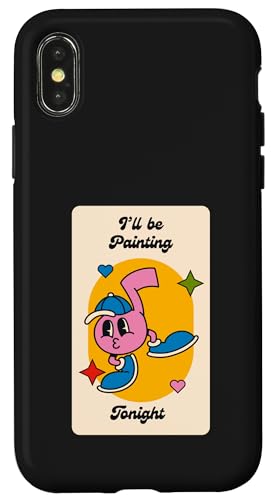 I'll Be Painting Tonight Kreative Pinselstriche für Künstler Hülle für iPhone X/XS I'll Be Painting Tonight Kreative Pinselstriche für Künstler Hülle für iPhone X/XS von Art Co.
