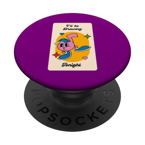 Ich werde heute Abend zeichnen, Skizze, Künstler, Bleistift-Illustration PopSockets Klebender PopGrip Ich werde heute Abend zeichnen, Skizze, Künstler, Bleistift-Illustration PopSockets Klebender PopGrip von Art Co.