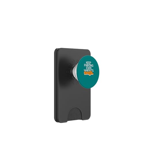 Malen Sie auch bei harten Künstler-Motivations-Kunstwerken PopSockets PopWallet für MagSafe von Art Co.