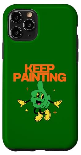 Malen Sie weiter, motivierend, Daumen hoch, Künstler, kreativ Hülle für iPhone 11 Pro von Art Co.
