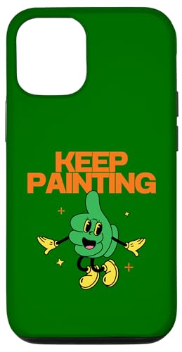 Malen Sie weiter, motivierend, Daumen hoch, Künstler, kreativ Hülle für iPhone 12/12 Pro von Art Co.