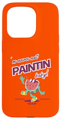 Never Not Painting Wassermelone Künstler Kreativer Spaß Hülle für iPhone 15 Pro von Art Co.