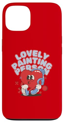 Schöne Malerei Person Rucksackreisen Herz Kunst Illustration Hülle für iPhone 13 von Art Co.