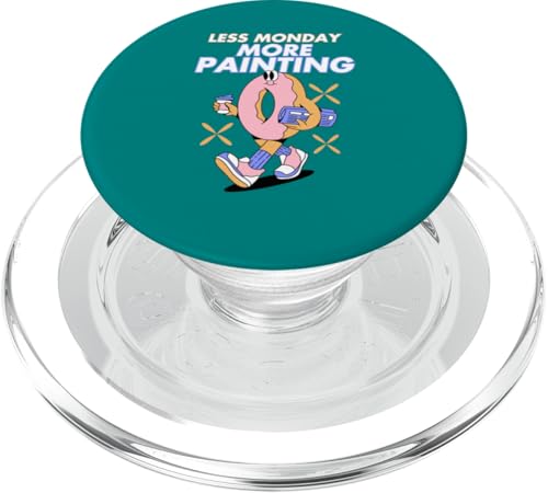 Weniger Montag Mehr Malerei Künstler Kreative Hobby Artwork PopSockets PopGrip für MagSafe Weniger Montag Mehr Malerei Künstler Kreative Hobby Artwork PopSockets PopGrip für MagSafe von Art Co.