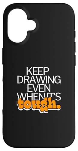 Zeichnen Sie auch mit einem harten Künstler-Skizzenstift Hülle für iPhone 16 von Art Co.