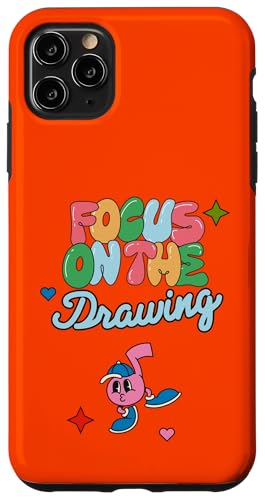 Zeichnung Skizze Bleistift Kunst Illustration Fokus auf die Hülle für iPhone 11 Pro Max von Art Co.