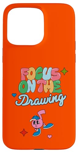 Zeichnung Skizze Bleistift Kunst Illustration Fokus auf die Hülle für iPhone 15 Pro Max von Art Co.