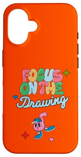 Zeichnung Skizze Bleistift Kunst Illustration Fokus auf die Hülle für iPhone 16 von Art Co.